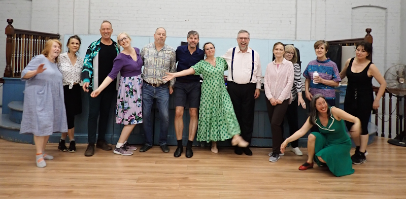 Group Shot of Lindy Hop dancers at North Sydney